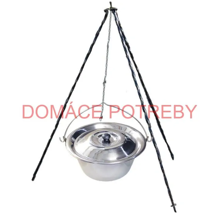 Nerezový kotlík 14 L INOX + pokrievka + stojan CLASSIC
