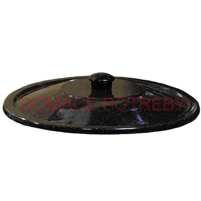 Smaltovaná pokrievka 10 L (34 cm)