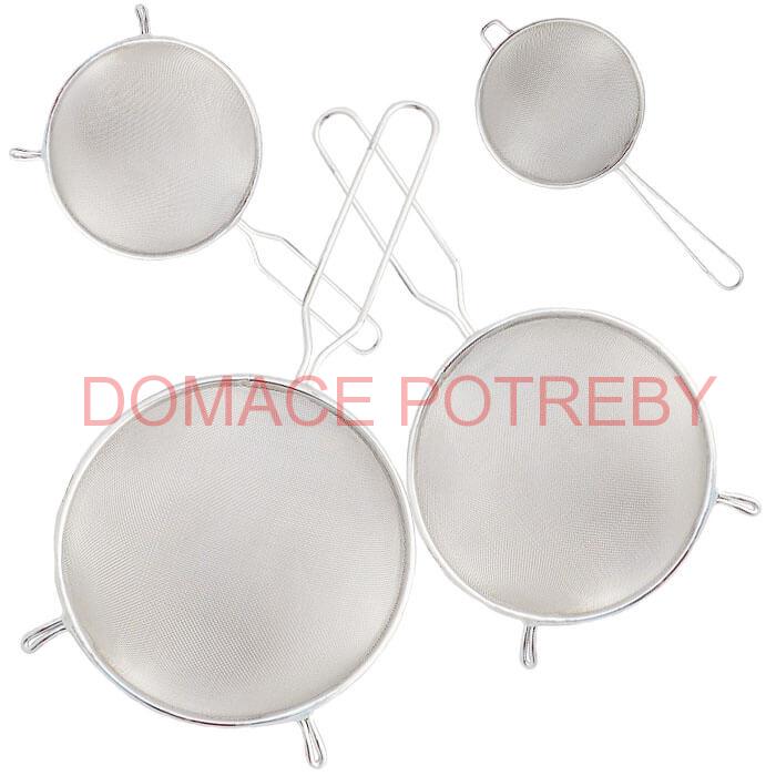 Jemné sitká na cedenie 4 ks