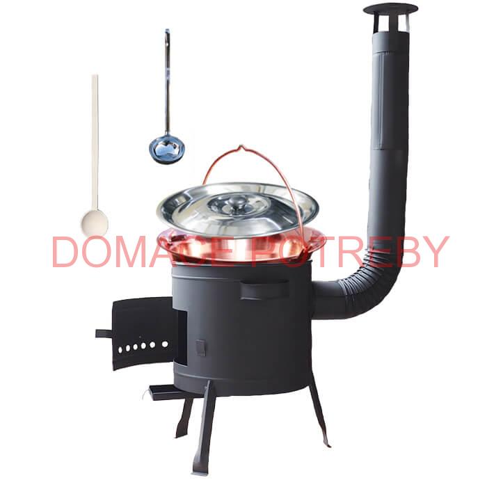 Kotlíkový gulášový set 42 PLUS 600 + medený kotlík 20 L (1,2 mm)