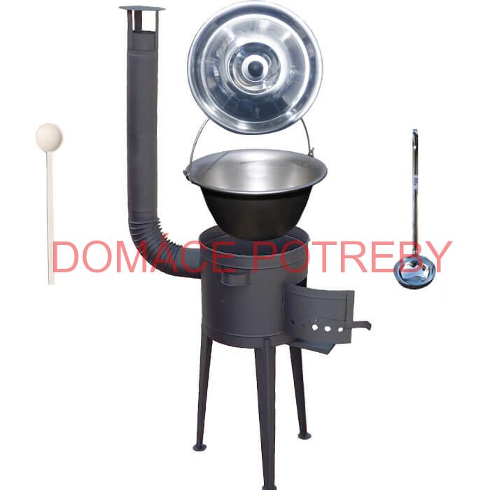 Kotlíkový gulášový set 42 PLUS 600 + nerezový kotlík 20 L (1,5 mm)