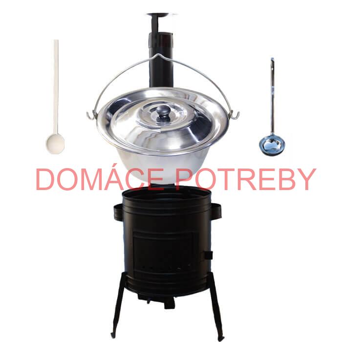 Antikorový kotlík 20 L (0,8 mm) + kovová kotlina 39 CLASSIC (KOV)