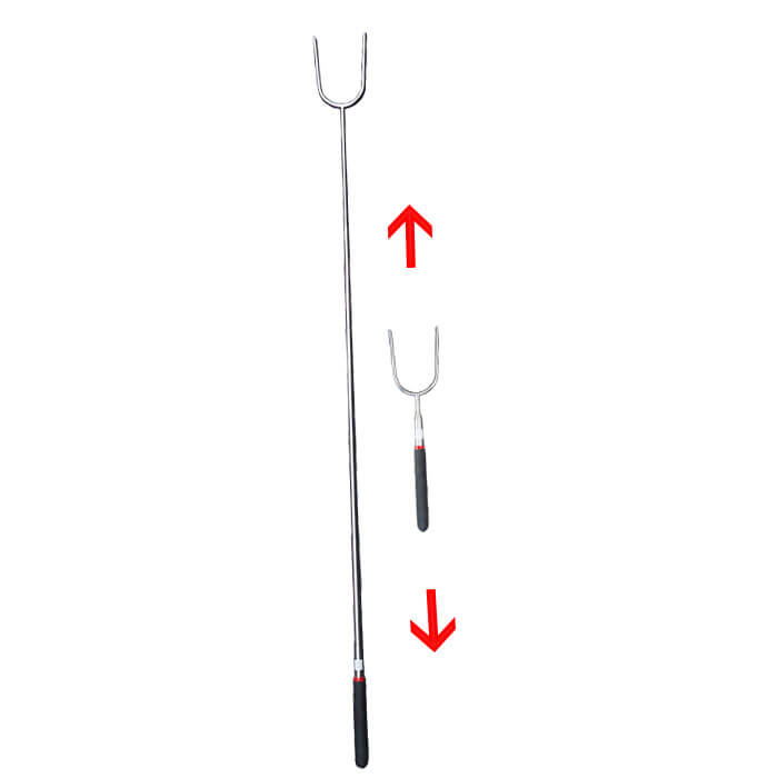 Vidlička na opekanie 24,5 cm - 84,5 cm – teleskopická 1 ks