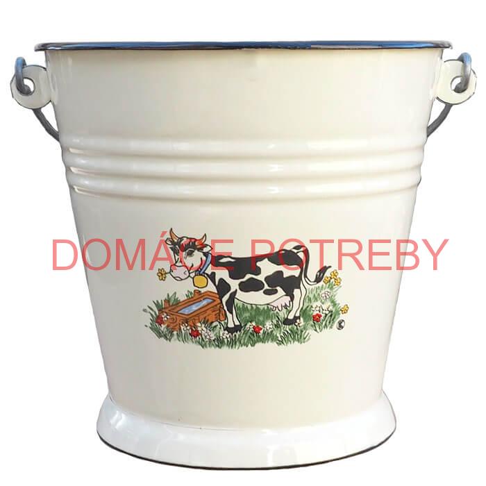 Smaltované vedro 5 L DECOR Kravička