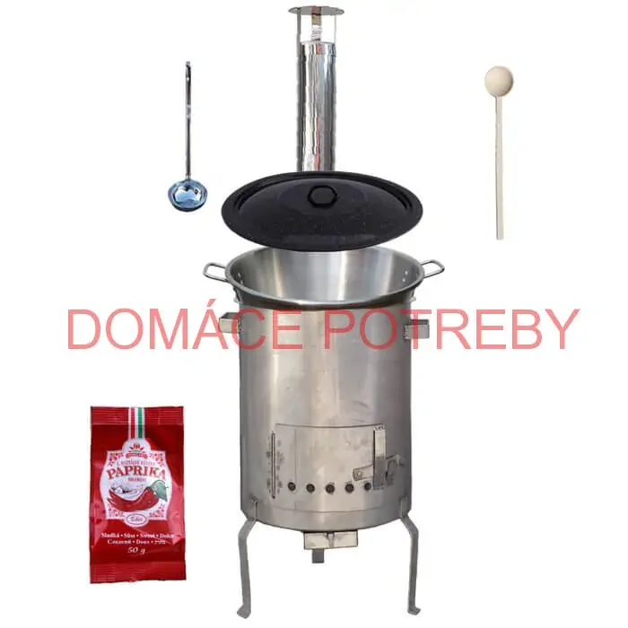 Nerezový kotol 40 L (1,2 mm) + nerezová kotlina (1,5 mm) 45 cm STRONG EXCLUSIVE