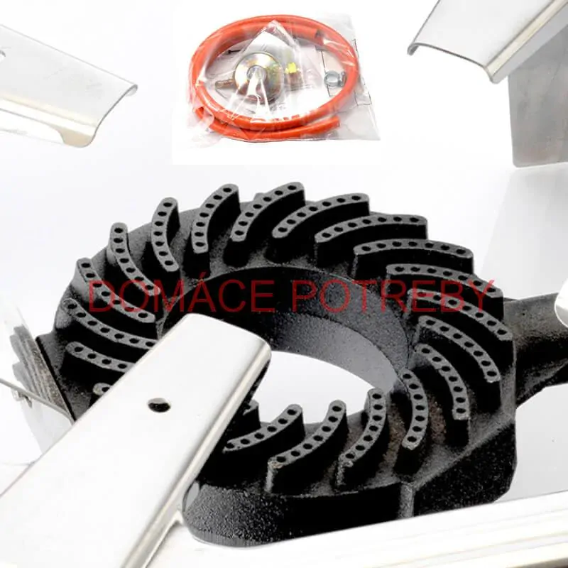 Plynový horák - varič 3,5 kW PB INOX + pripojovacie príslušenstvo