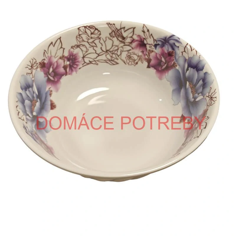 Plastová miska s kvetinovým vzorom (750 ml) – na poriadny guláš aj kapustnicu