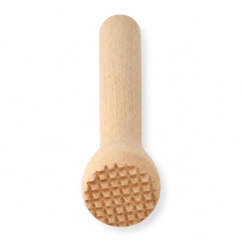 Drevený drvič na cesnak a bylinky 22 cm