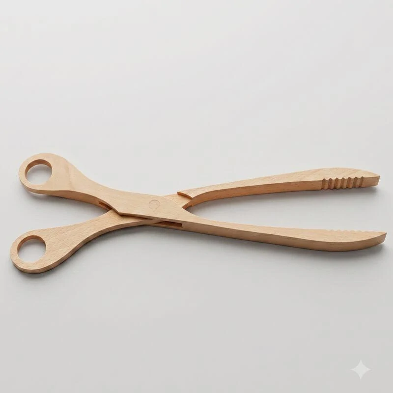 Drevené grilovacie kliešte 29 cm