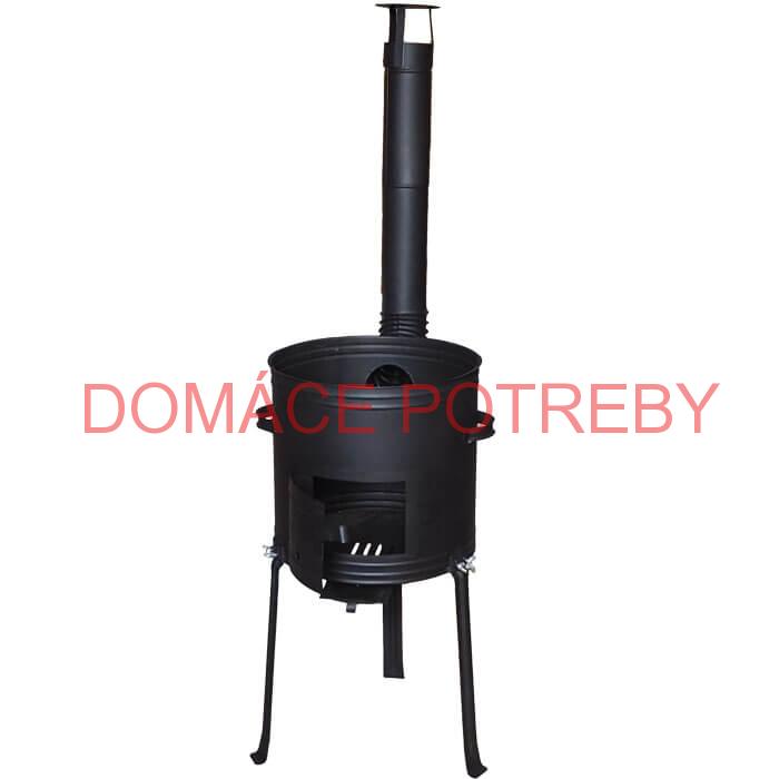 Kotlina 36 cm, vysoká + žiaruvzdorná farba Plus 700