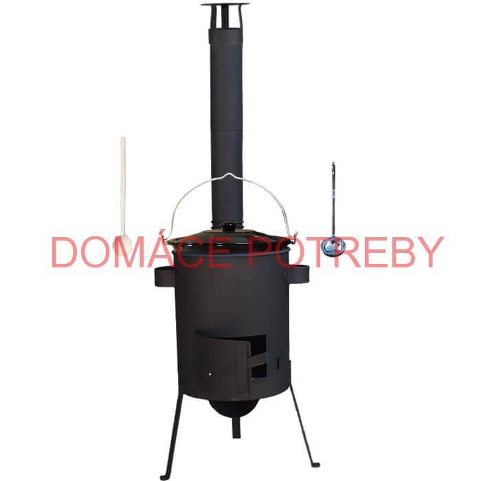 Smaltovaný kotlík 25 L + žiaruvzdorná kotlina 45 PLUS 600 4 MM