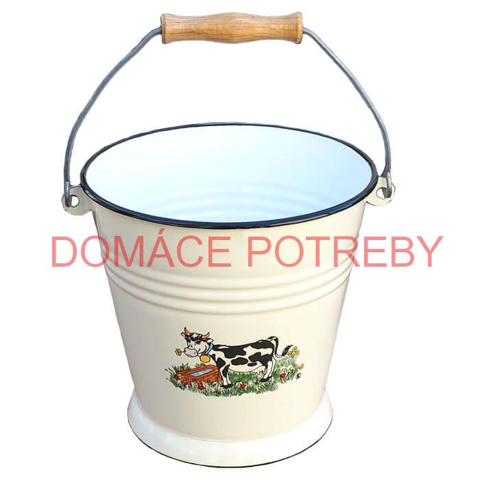 Smaltované vedro 5 L DECOR Kravička