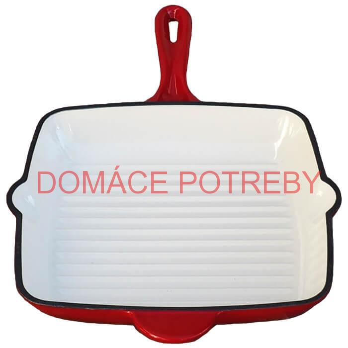 Liatinová panvica na grilovanie so smaltovaným povrchom 26 cm Strong Mold