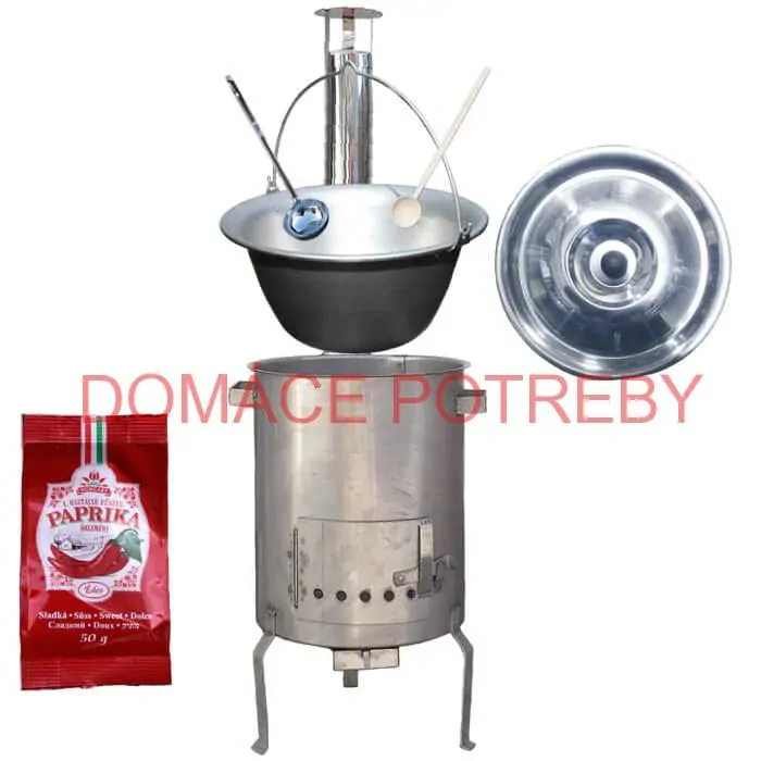 Nerezový kotlík 30 L (1,5 mm) + nerezová kotlina (1,5 mm) 45 cm STRONG EXCLUSIVE