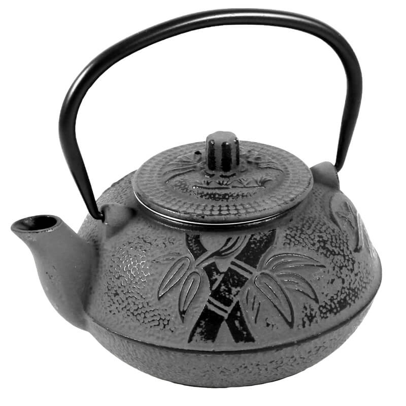 Liatinový čajník 600 ml šedý