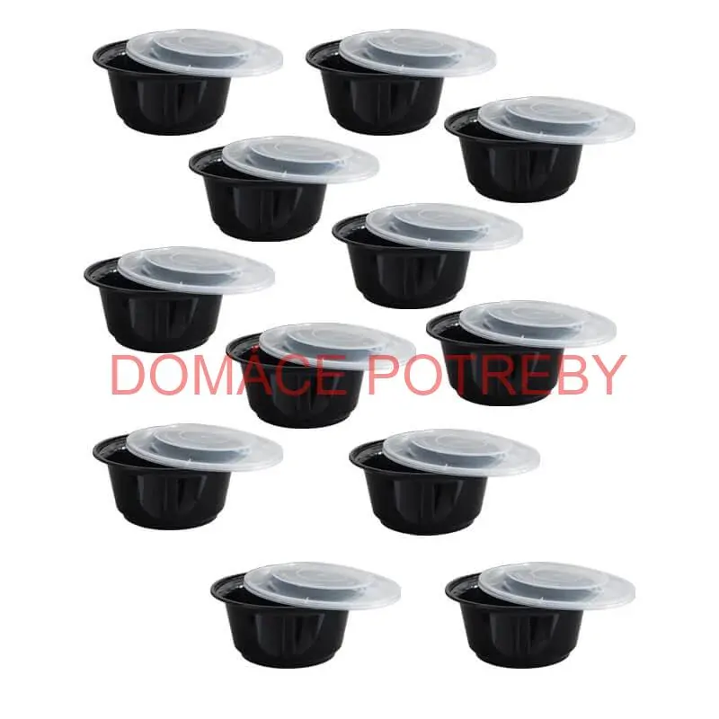 Smaltovaný kotlík 13 L + kovová kotlina 36 KOV + misky 12 ks