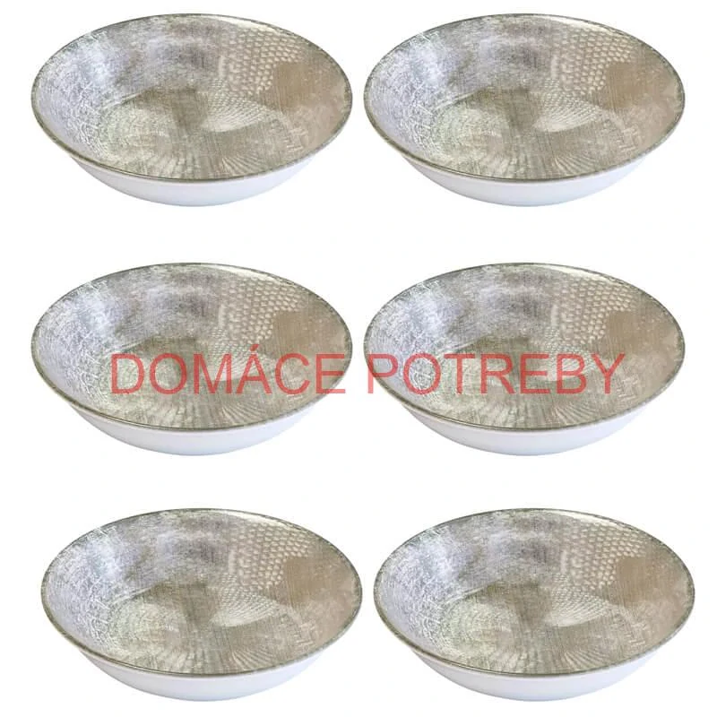 Súprava keramických tanierov 18 ks GREY