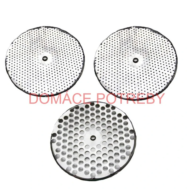 Pasírovač ORIGINAL z nehrdzavejúcej ocele – 3 výmenné sitá