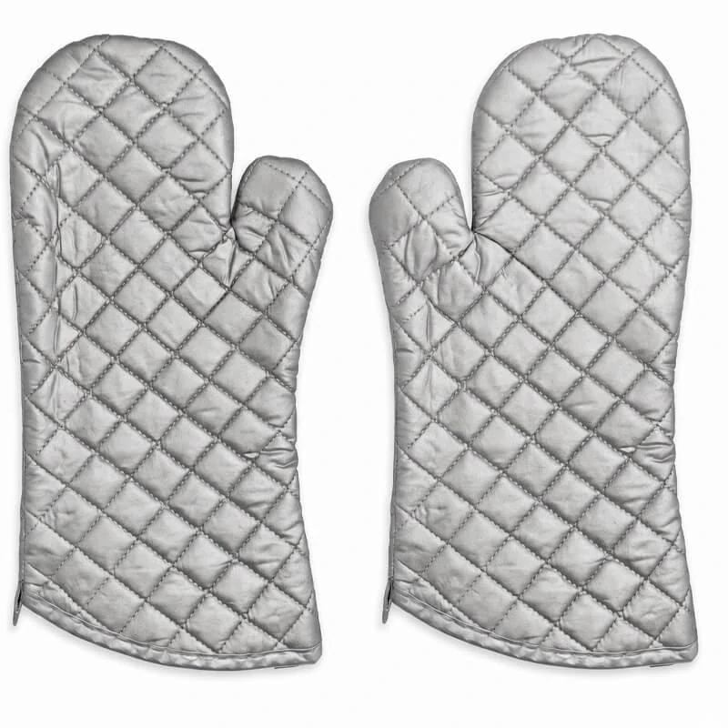 Chňapky strieborné dlhé 35 cm — sada 2 ks