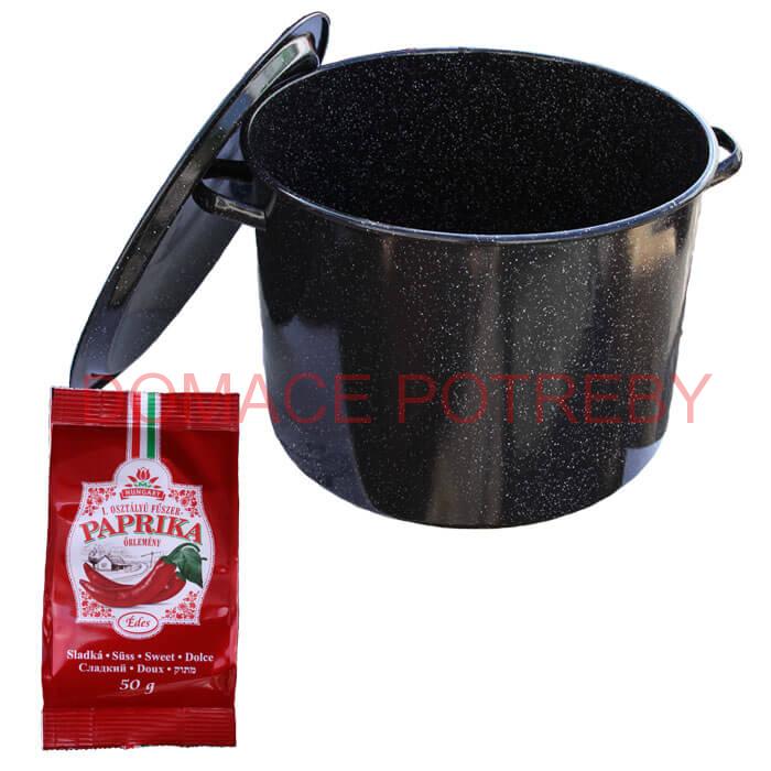 Smaltovaný hrniec 40 L + Paprika 50 g