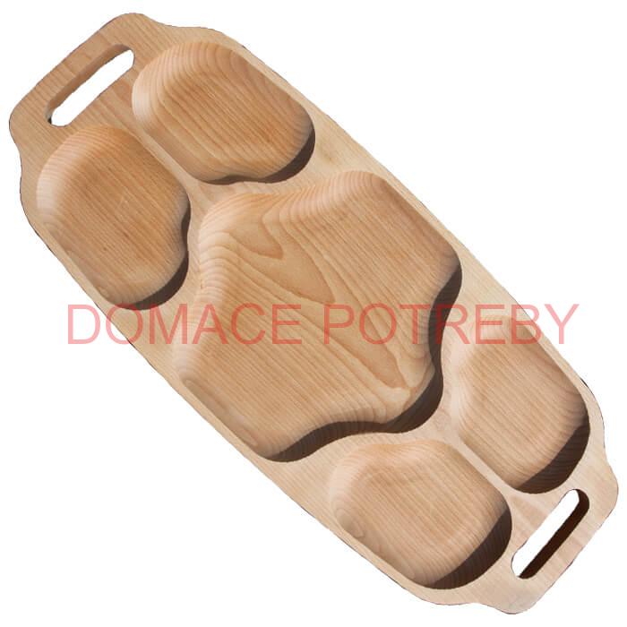 Servírovací drevený podnos