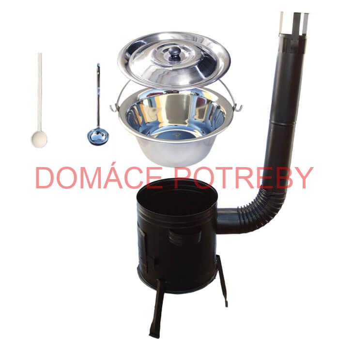 Antikorový kotlík 20 L (0,8 mm) + kovová kotlina 39 CLASSIC (KOV)