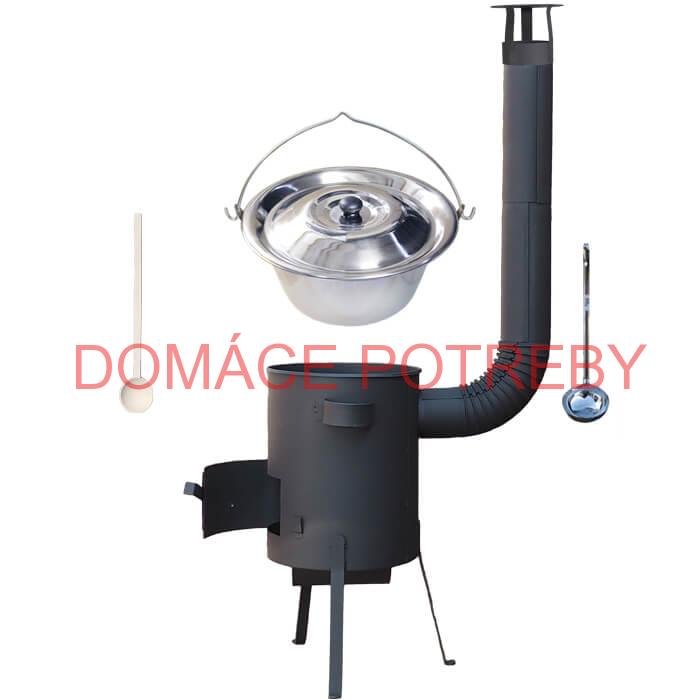 Antikorový kotlík 22 L (0,8 mm) + žiaruvzdorná kotlina 42 PLUS 600 4 MM