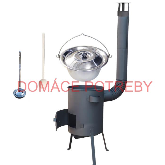 Antikorový kotlík 30 L (1,2 mm) + žiaruvzdorná kotlina 45 PLUS 600 4 MM