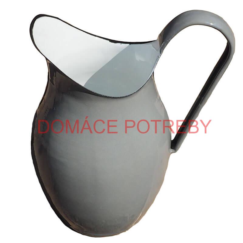 Smaltovaná krhla 2 L ŠEDÁ