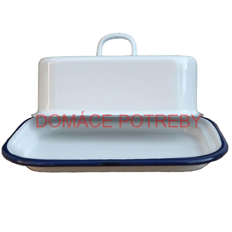 Smaltovaná maselnička - biela