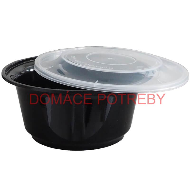 Plastový box (miska) na guláš + vrchnák 1000 ml