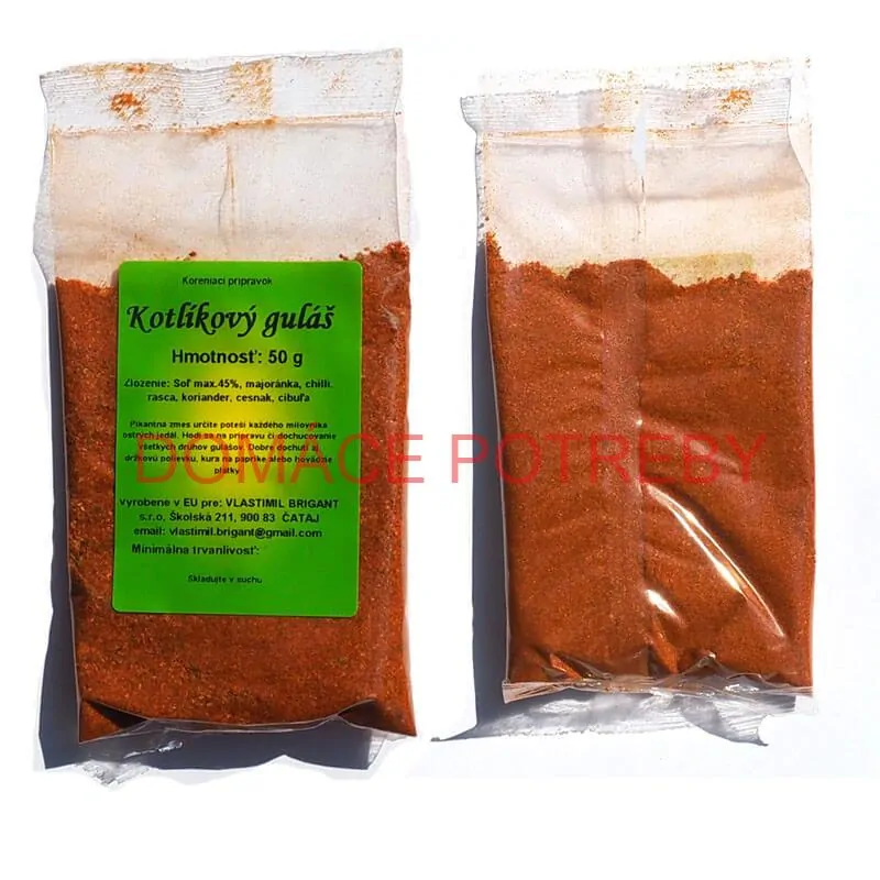 Smaltovaný hrniec s pokrievkou 5,2 L červený + pikantná zmes korenia 50 g Kotlíkový guláš