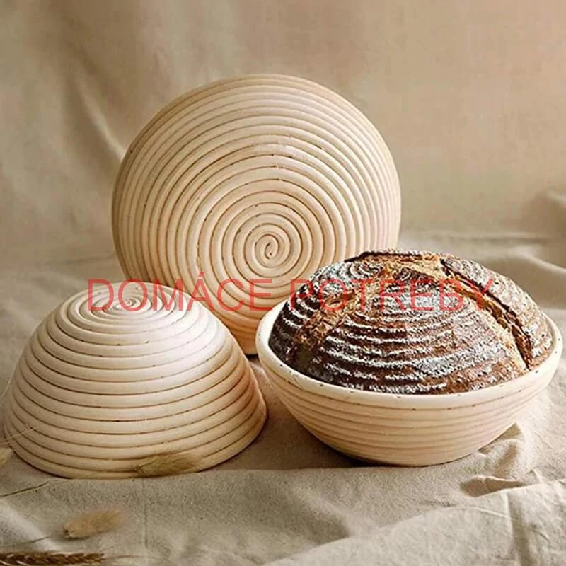 Ratanová miska na kysnutie chleba – okrúhla