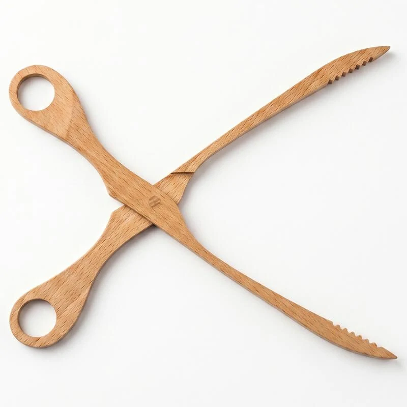 Drevené grilovacie kliešte 29 cm
